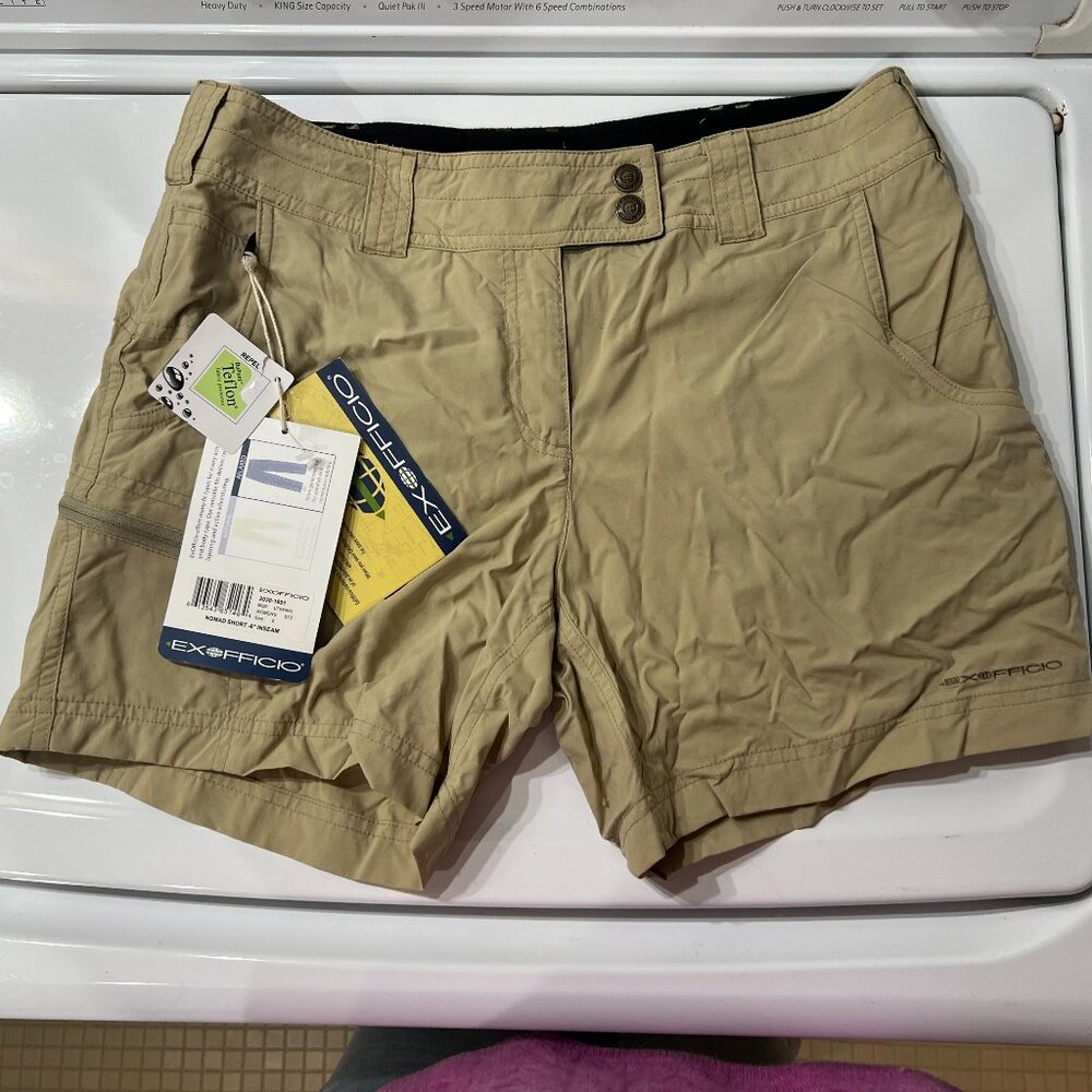 ExOfficio Women's Nomad Short 6" Inseam Size 6-8 Hiking Adventure Activewear NWT